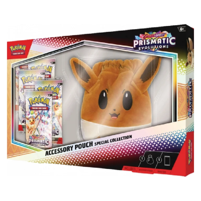 Pókemon Scarlet & Violet Prismatic Evolutions Accessory Pouch