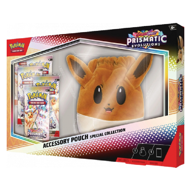 Pókemon Scarlet & Violet Prismatic Evolutions Accessory Pouch