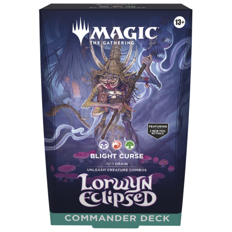 Magic The Gathering Lorwyn Eclipsed Commander Deck Blight Curse