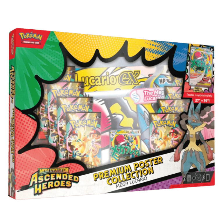 Pokemon Ascended Heroes Premium Poster Collection Lucario