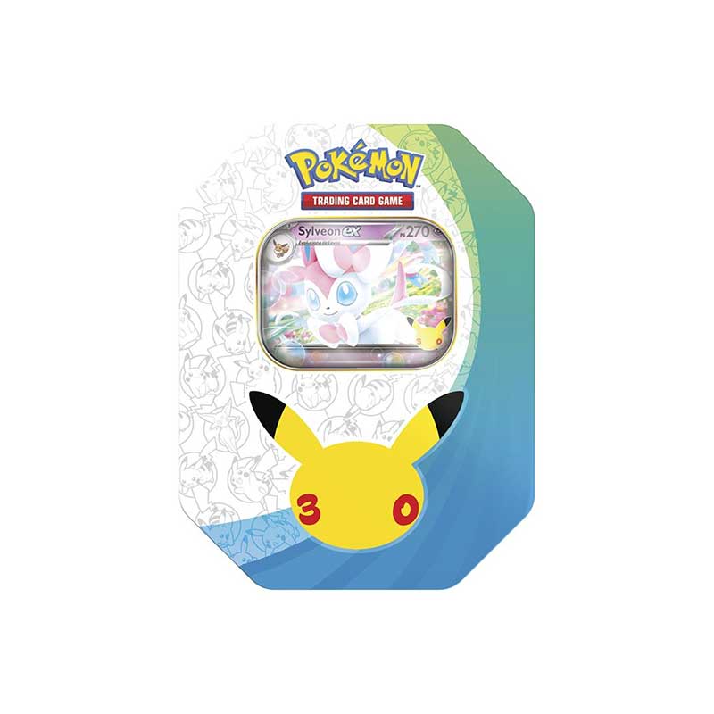 Pokémon 30th Celebration Sylveon Ex Tin (Live Breaks)
