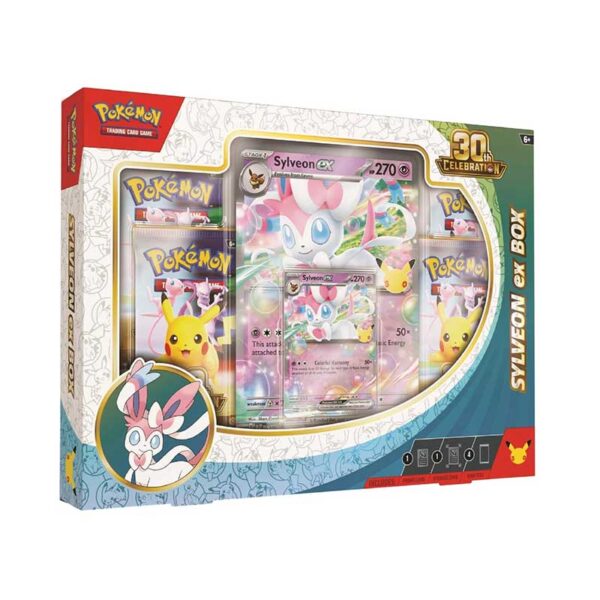 Pokémon 30th Celebration Sylveon Ex Box (Live Breaks)