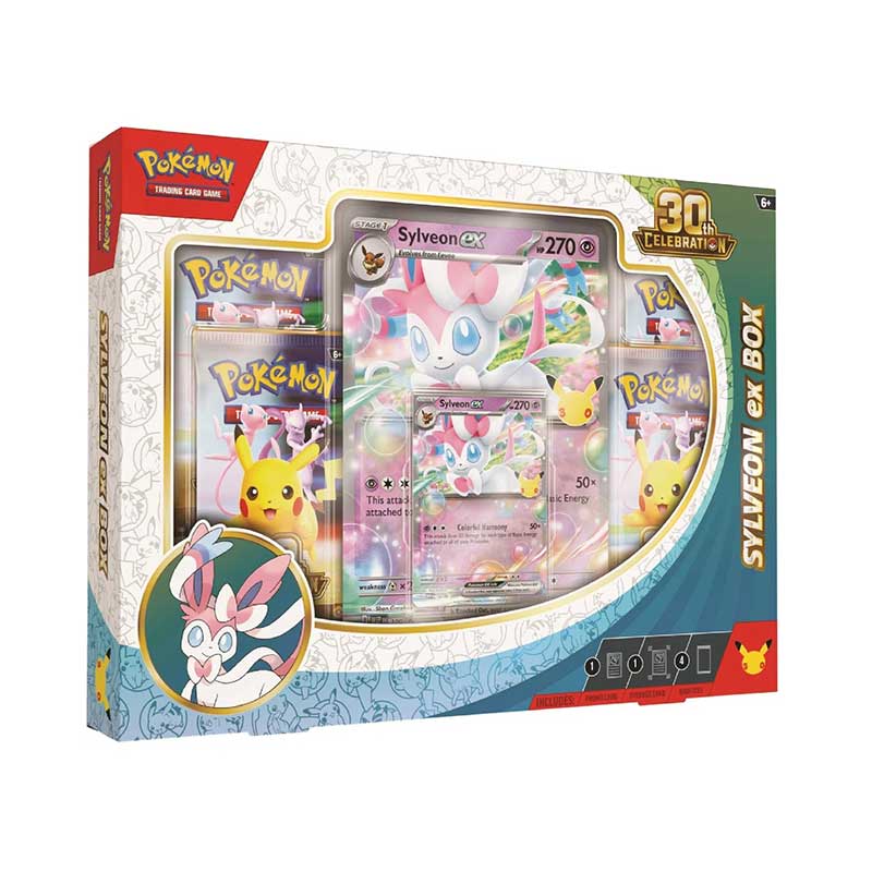 Pokémon 30th Celebration Sylveon Ex Box (Live Breaks)